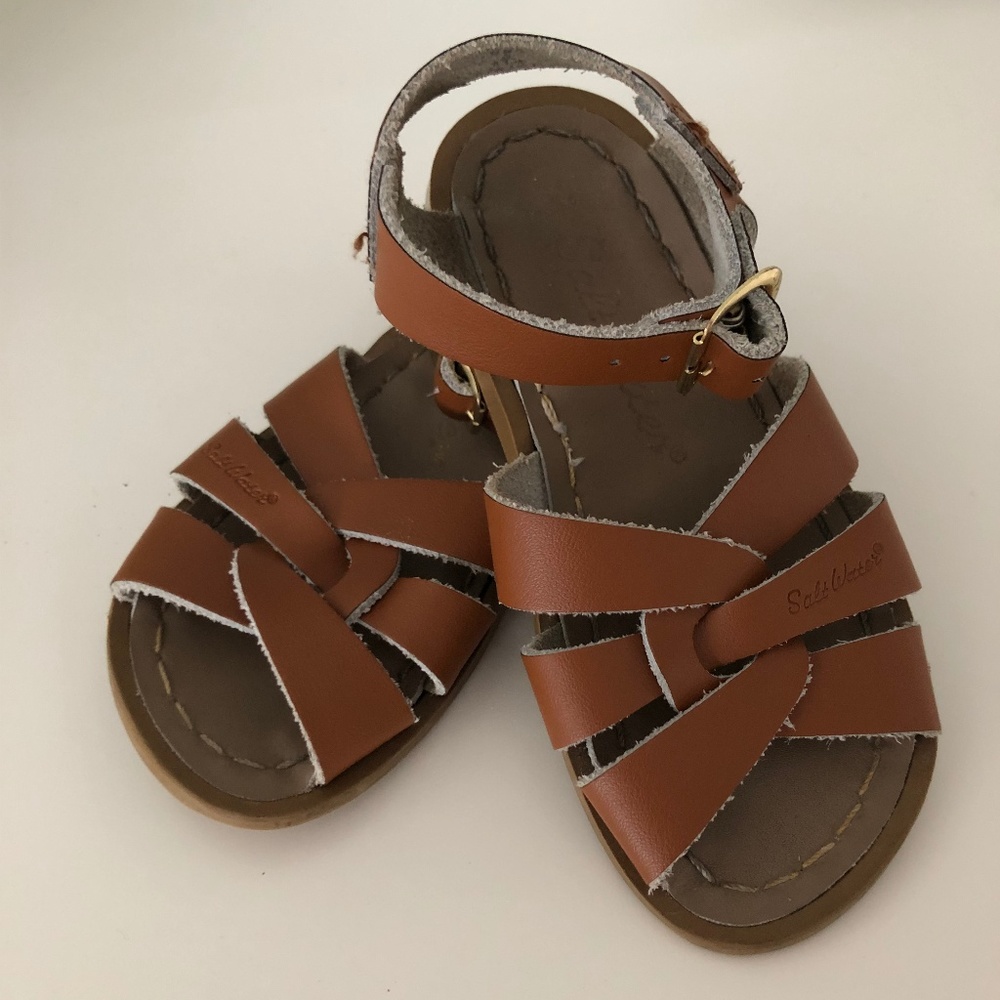 Salt Water Brown Sandals